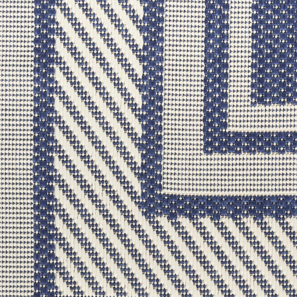 Horizon Border Navy Rug