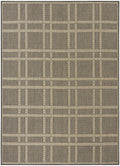 Horizon Check Charcoal Rug
