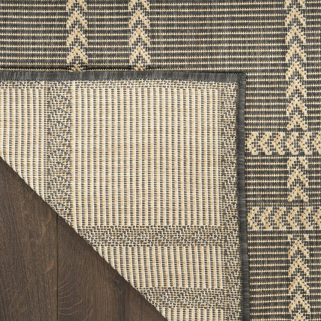 Horizon Check Charcoal Rug