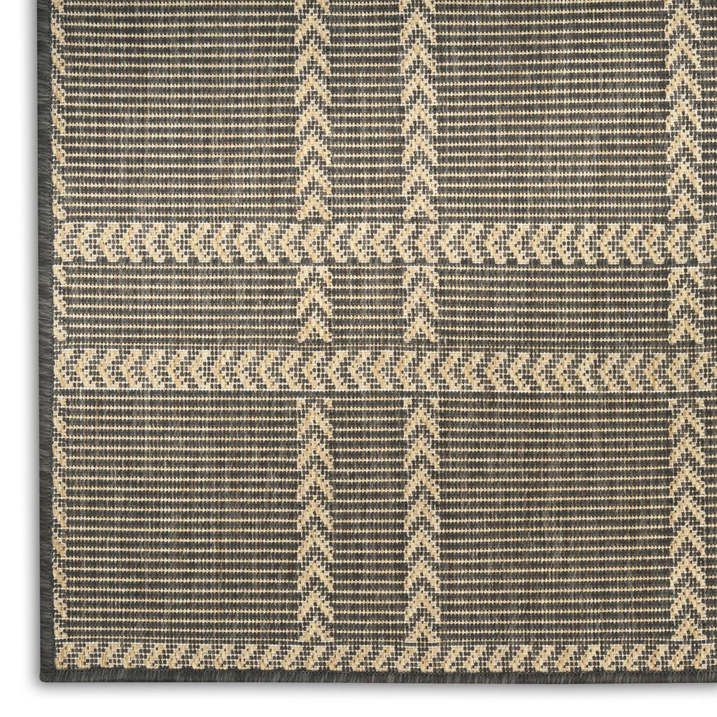 Horizon Check Charcoal Rug