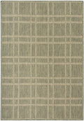 Horizon Check Green Rug