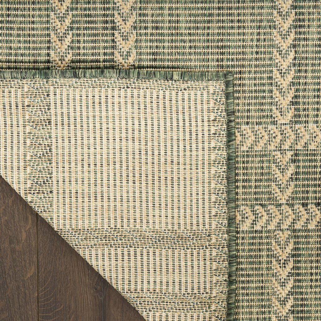 Horizon Check Green Rug