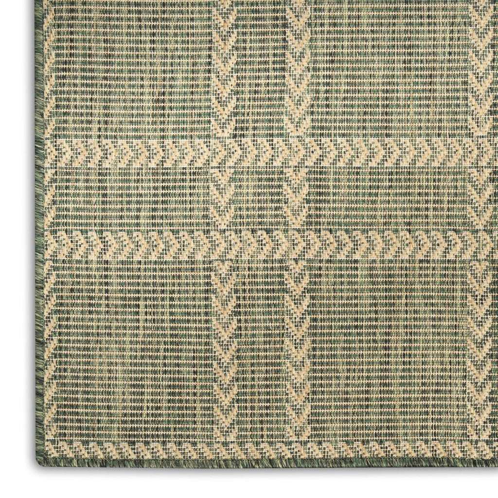 Horizon Check Green Rug