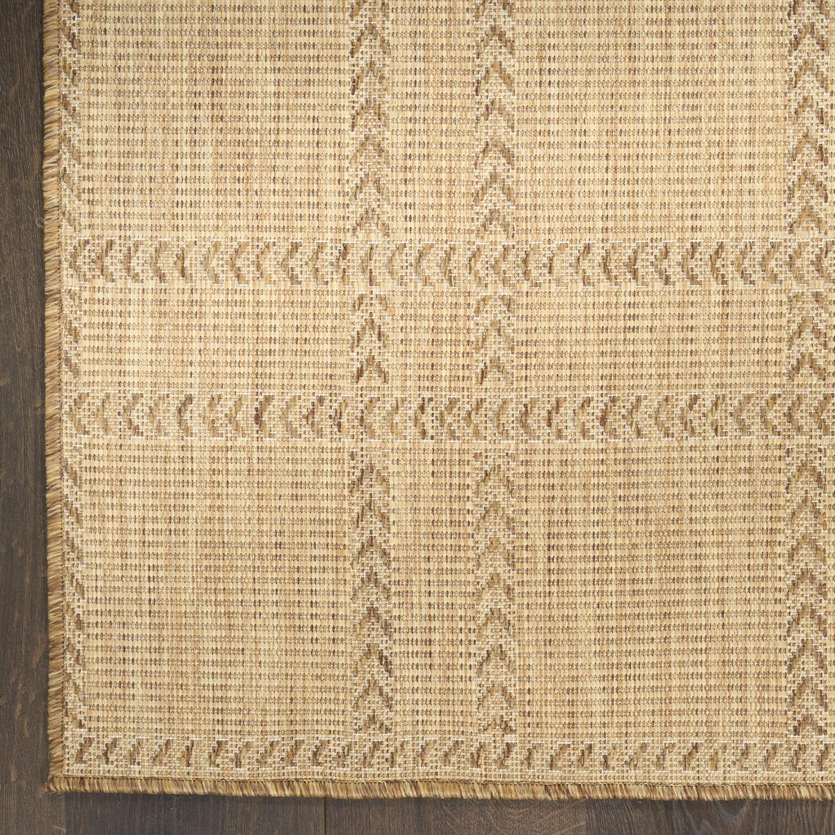 Horizon Check Natural Rug