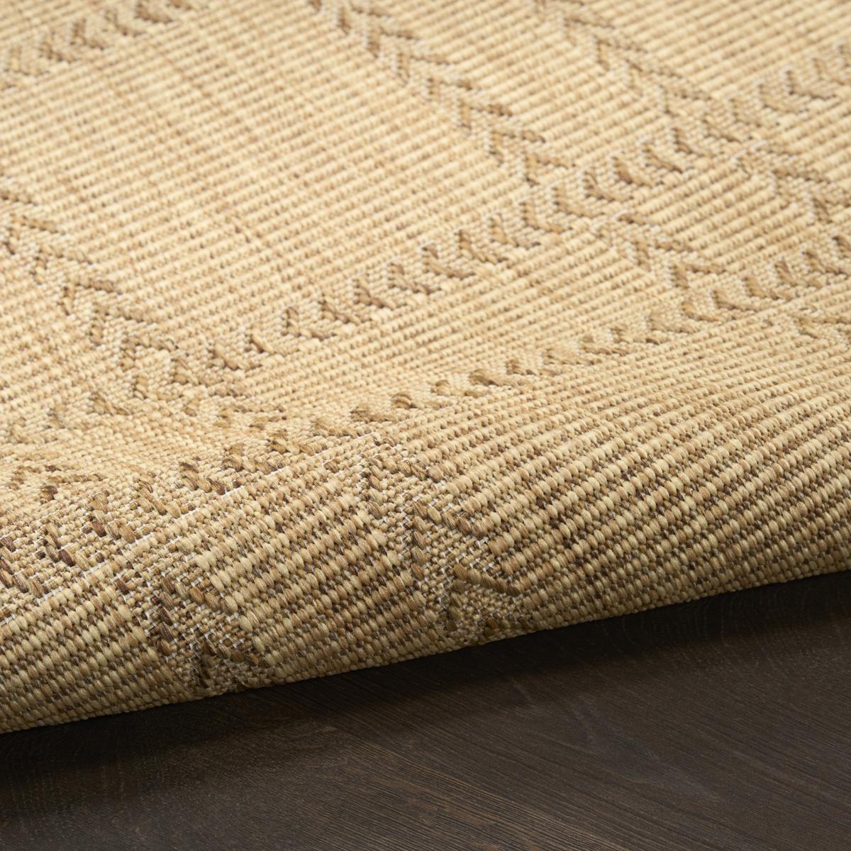 Horizon Check Natural Rug