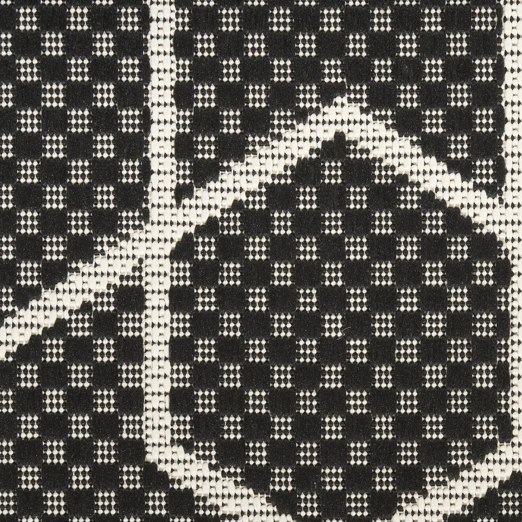 Horizon Hexagon Black Rug