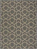 Horizon Hexagon Charcoal Rug