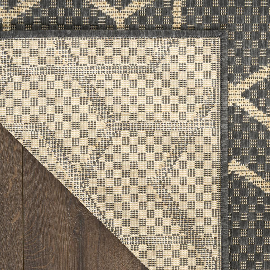 Horizon Hexagon Charcoal Rug
