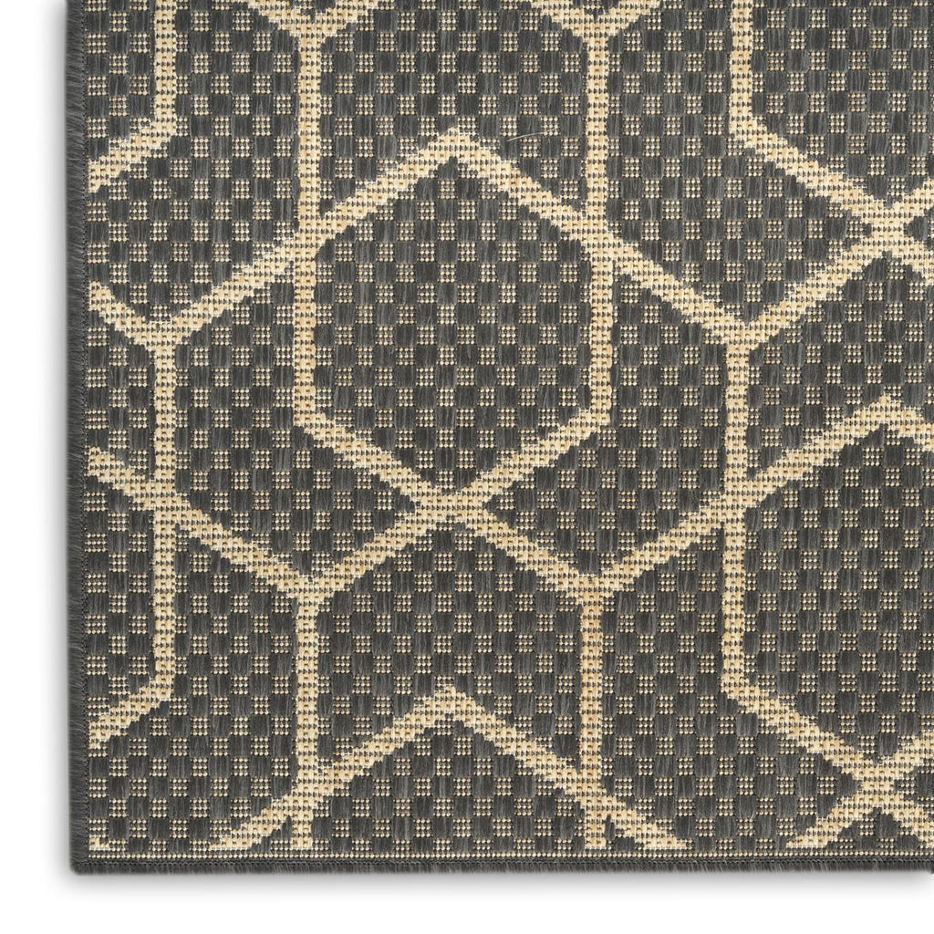 Horizon Hexagon Charcoal Rug