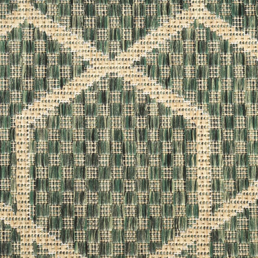 Horizon Hexagon Green Rug