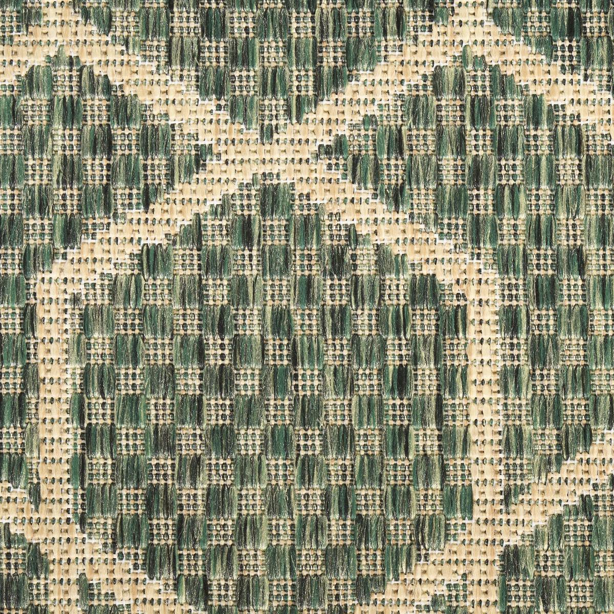 Horizon Hexagon Green Rug