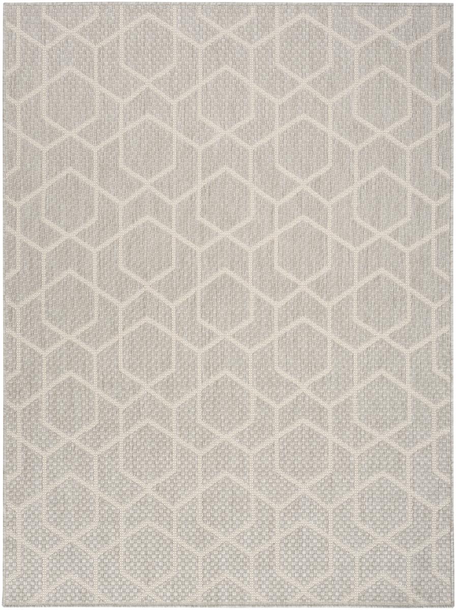 Horizon Hexagon Grey Rug