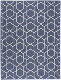 Horizon Hexagon Navy Rug