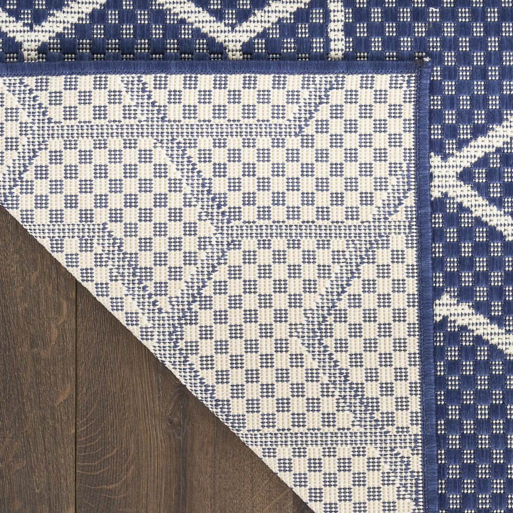 Horizon Hexagon Navy Rug