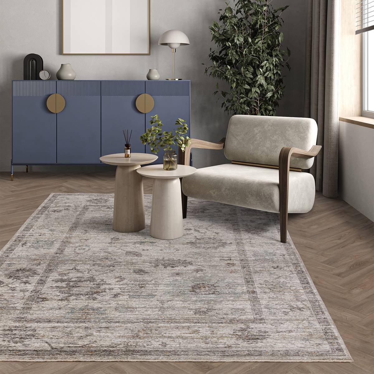 Jasper Vintage Blue Rug