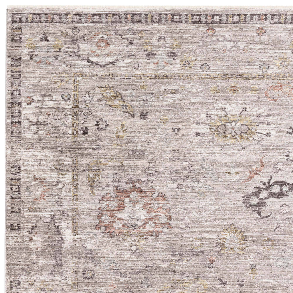 Jasper Bordered Grey Rug