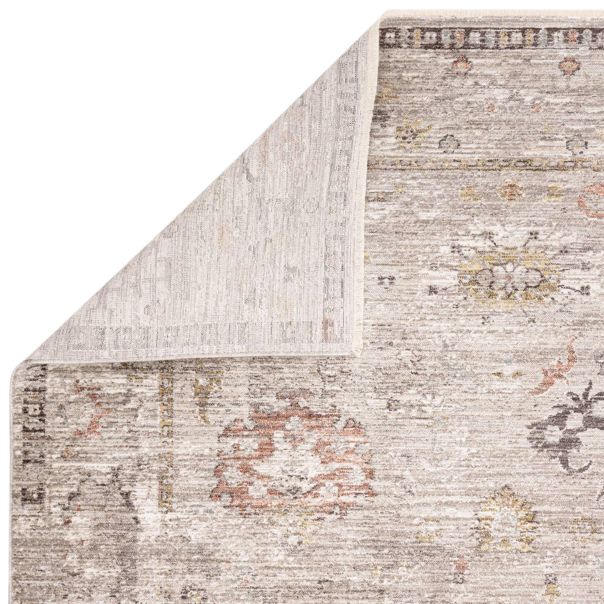 Jasper Bordered Grey Rug