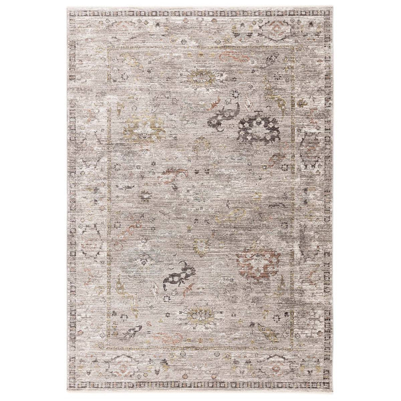 Jasper Bordered Grey Rug