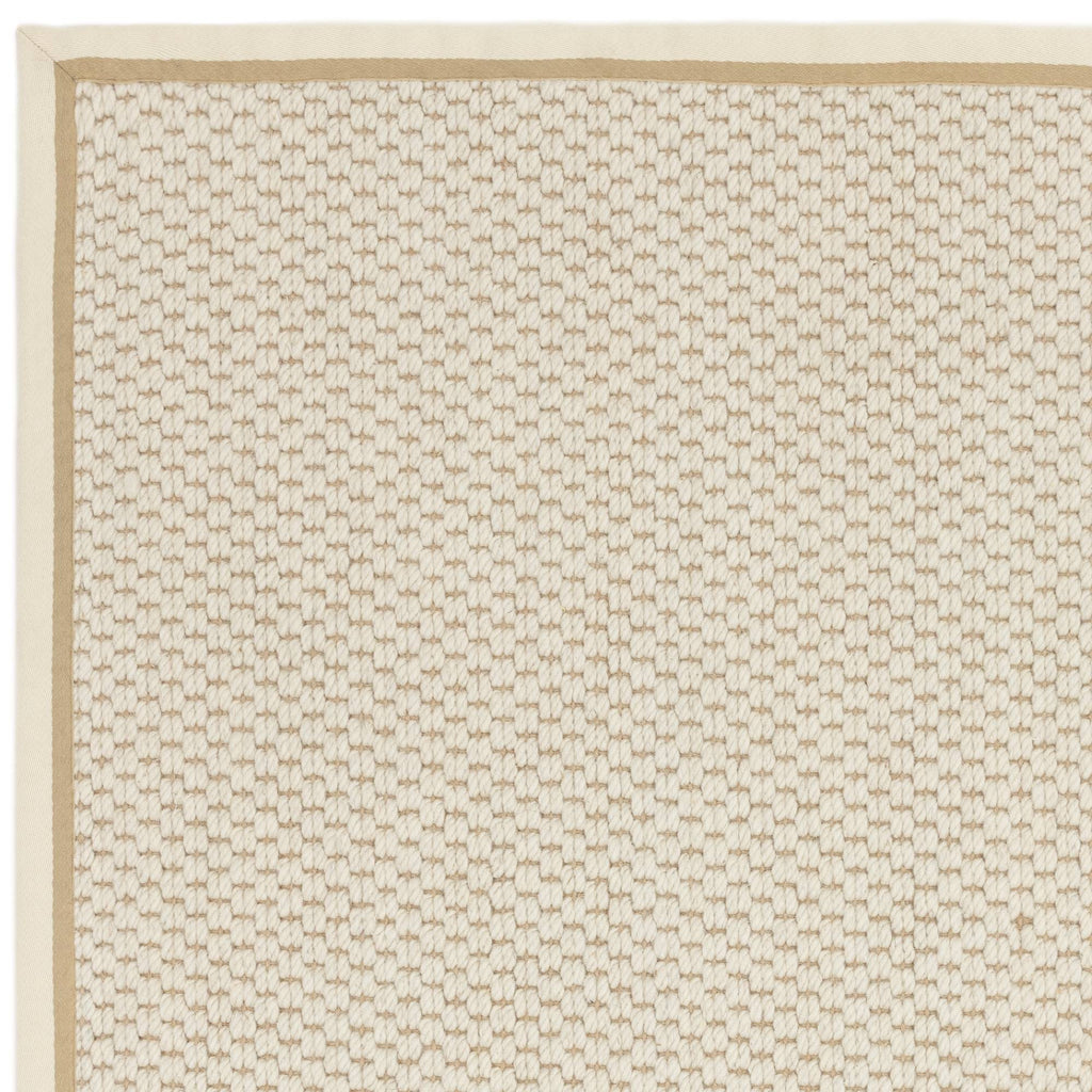 Korra Double Loop Cream Linen Rug