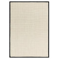 Korra Double Loop Charcoal Cream Rug