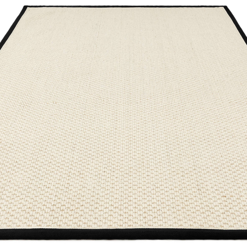 Korra Double Loop Charcoal Cream Rug