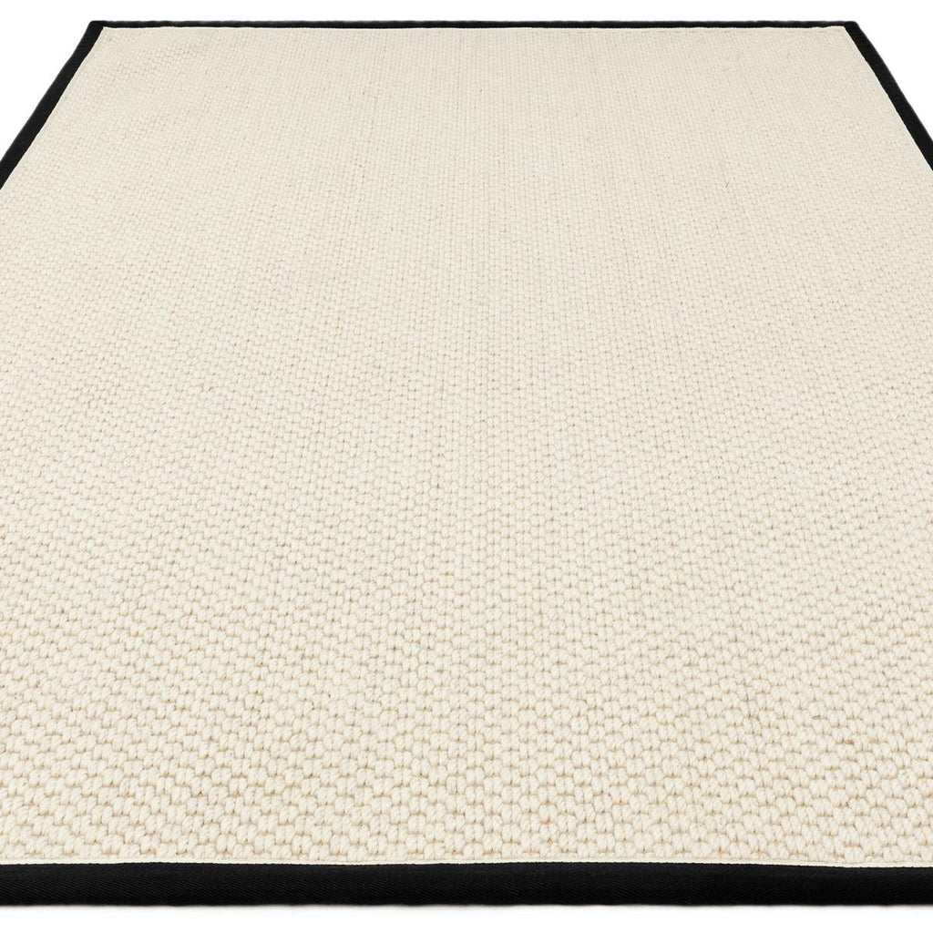 Korra Double Loop Charcoal Cream Rug