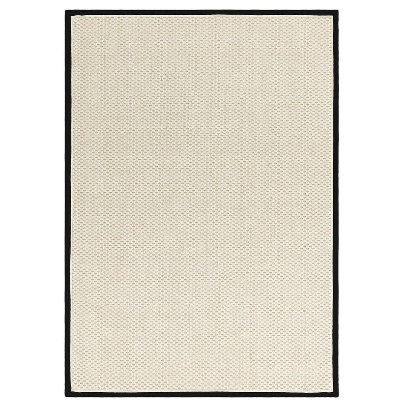 Korra Double Loop Charcoal Cream Rug
