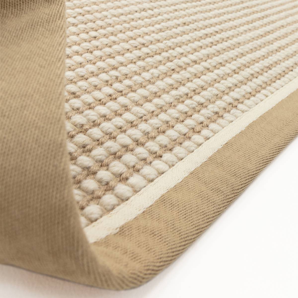 Korra Loop Linen Cream Rug