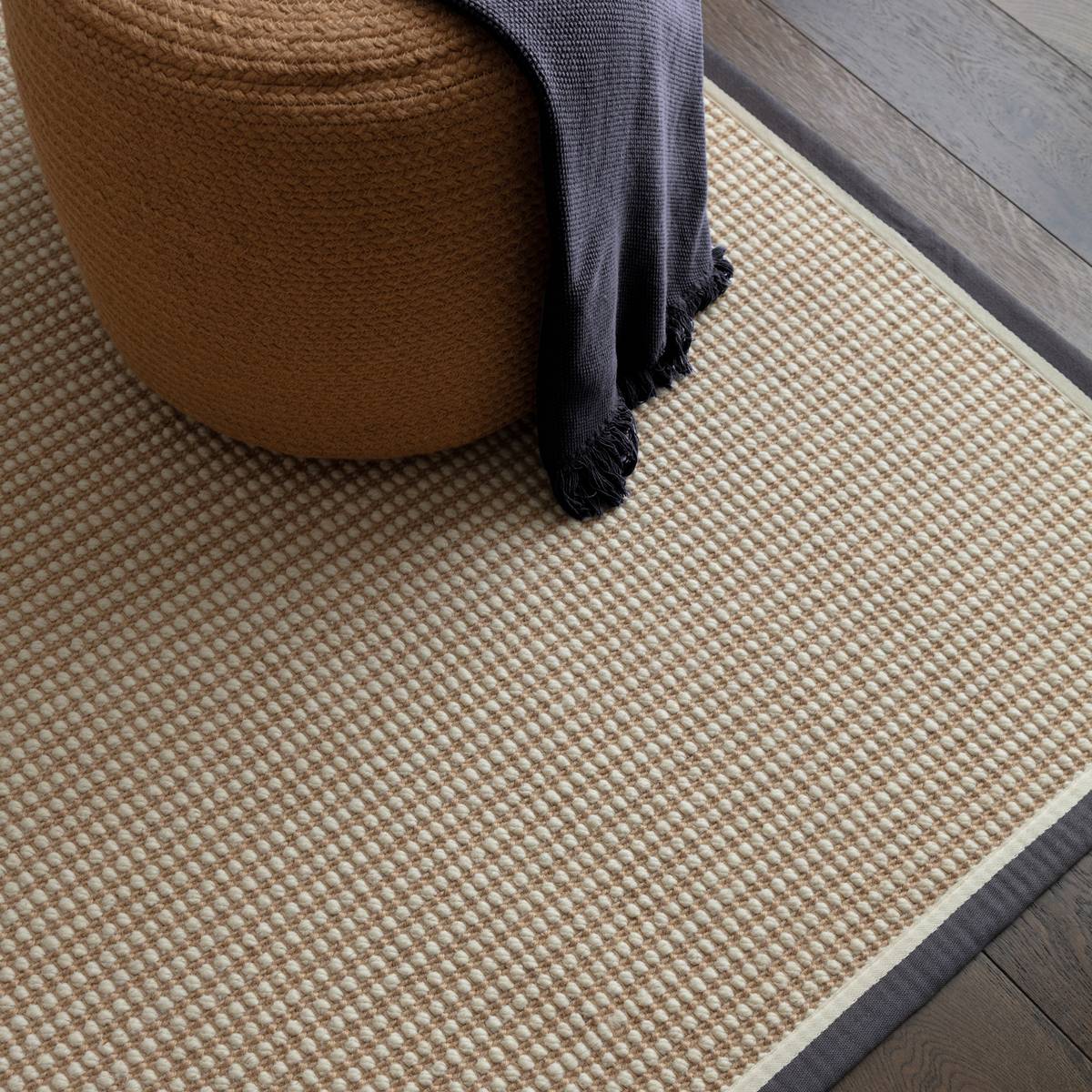 Korra Loop Slate Cream Rug