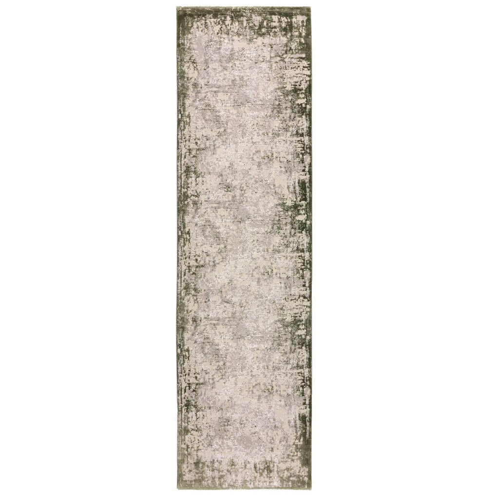 Kuza Border Green Rug