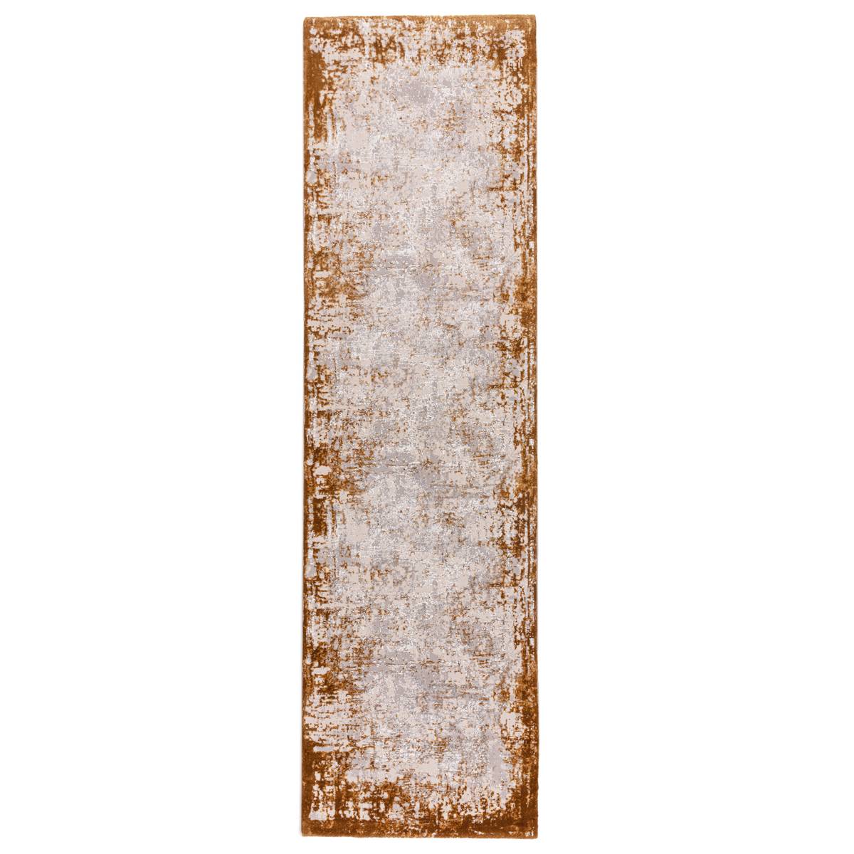 Kuza Border Terracotta Rug