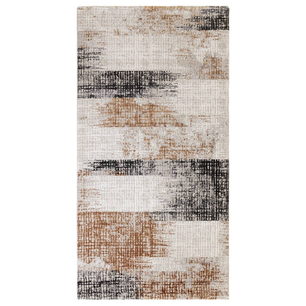 Kuza Lines Terracotta Rug