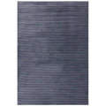 Kuza Plain Stripe Navy Rug
