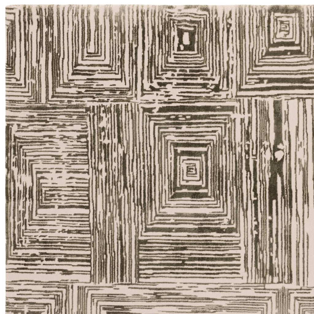 Kuza Portrait Khaki Rug