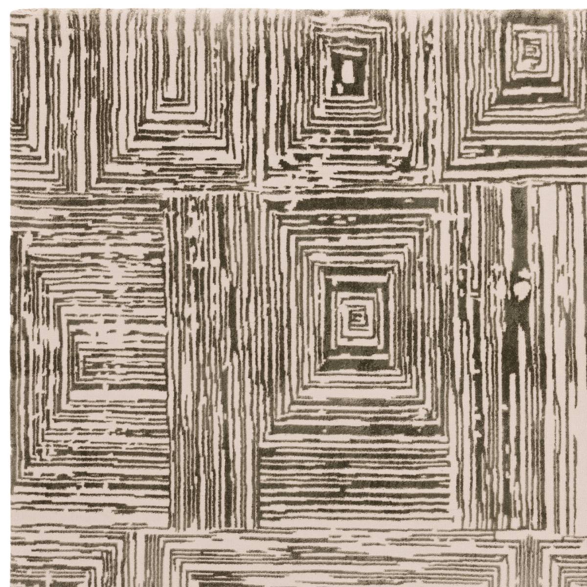 Kuza Portrait Khaki Rug