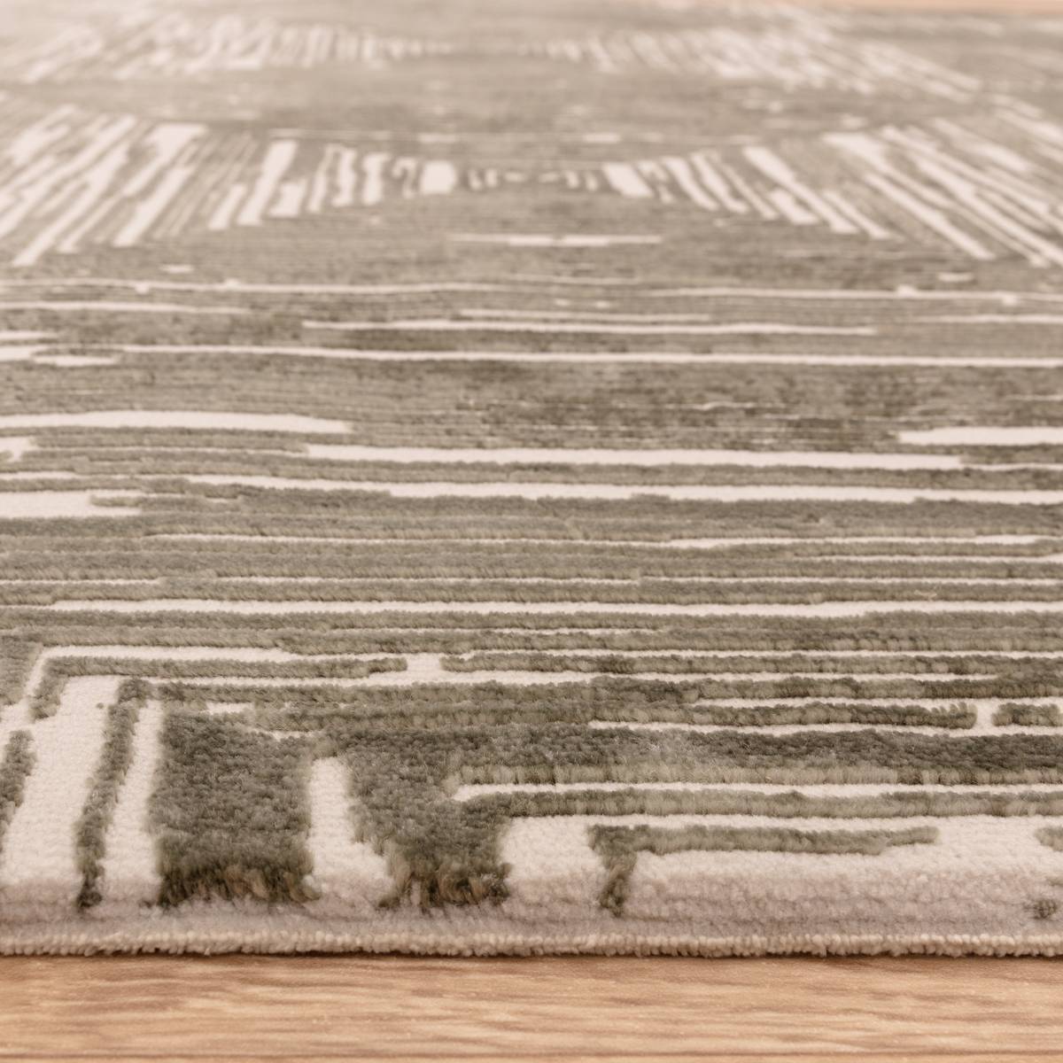 Kuza Portrait Khaki Rug