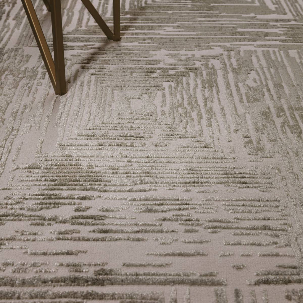 Kuza Portrait Khaki Rug