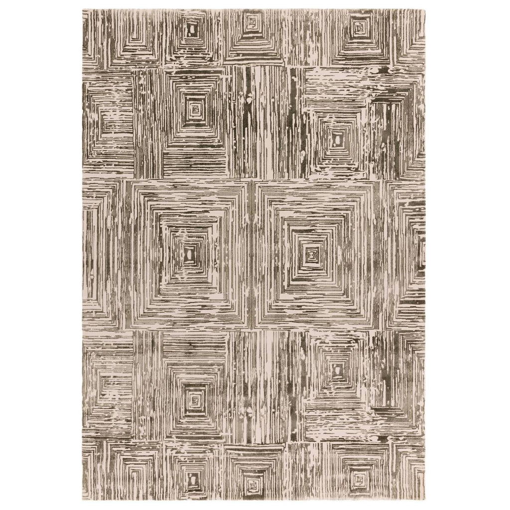 Kuza Portrait Khaki Rug