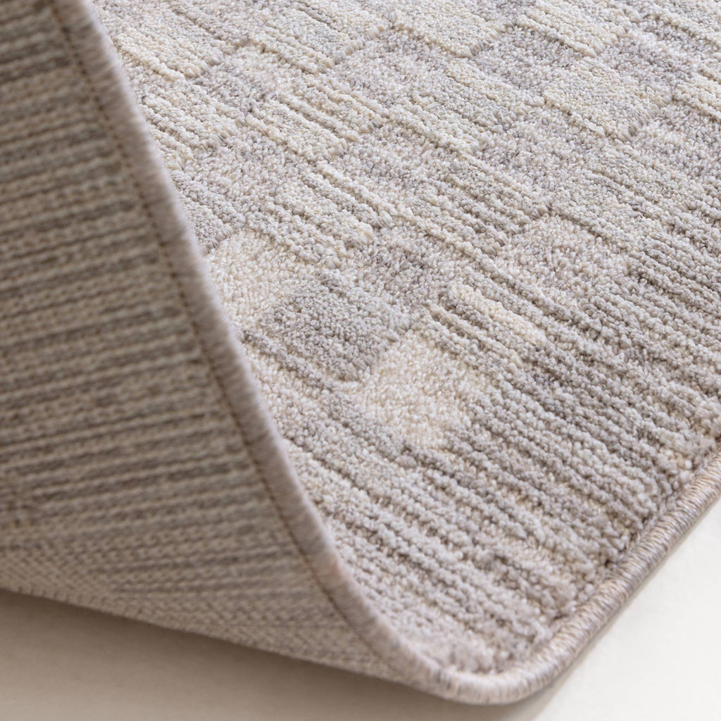 Laurent Checker Grey Rug