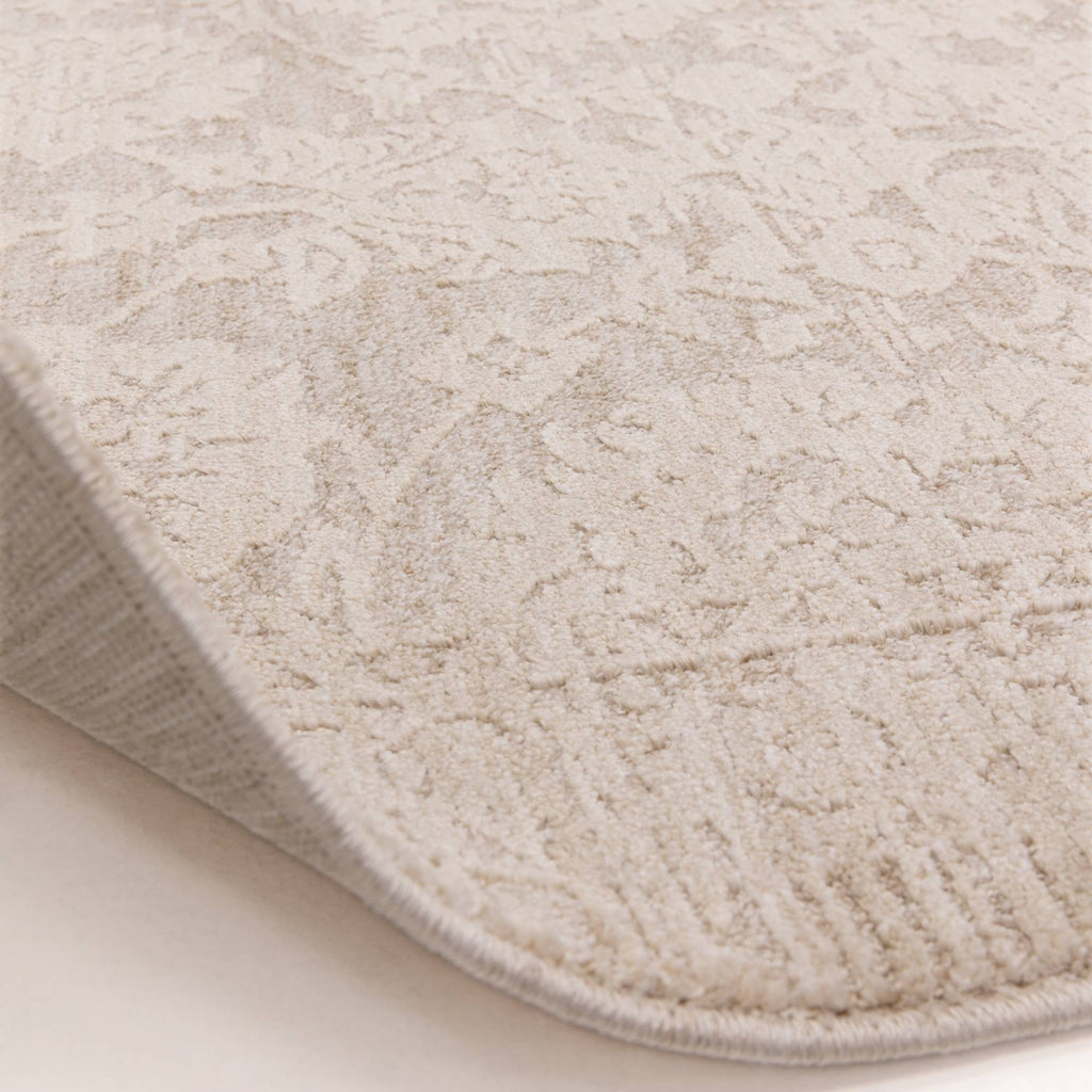 Laurent Damask Natural Rug