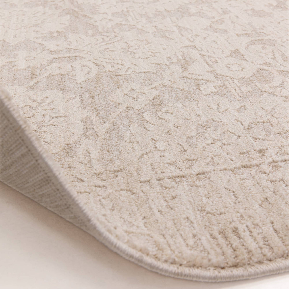 Laurent Damask Natural Rug