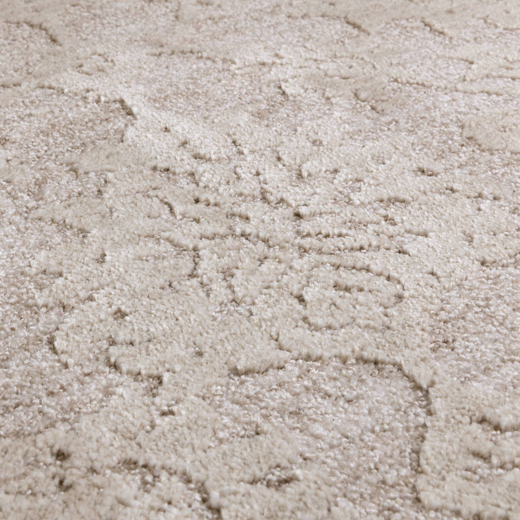 Laurent Damask Natural Rug