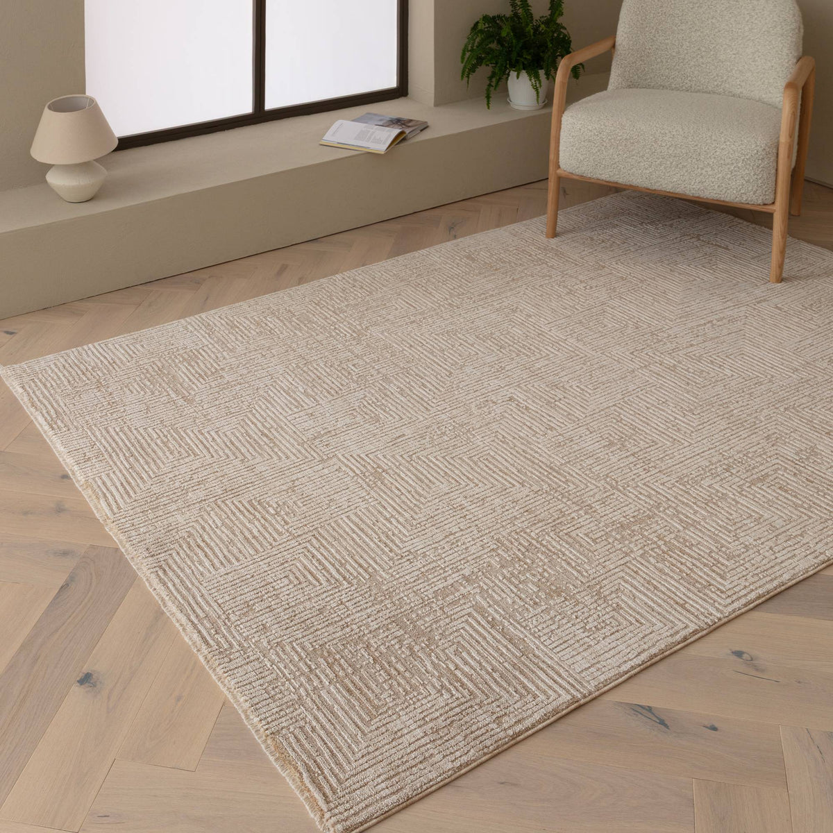 Laurent Rib Natural Rug