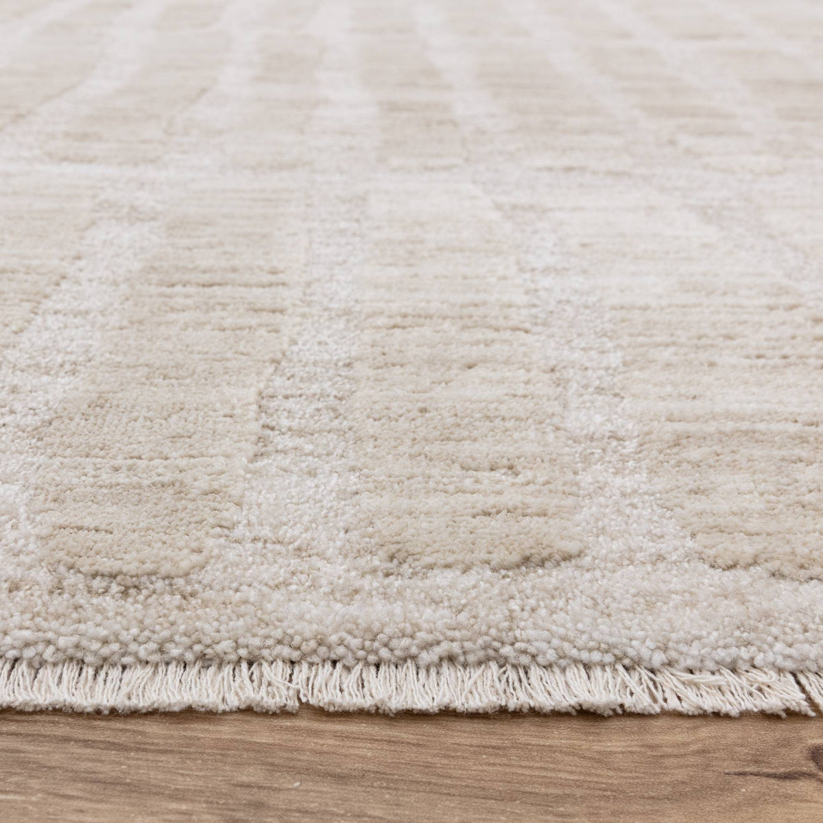 Laurent Chevron Natural Rug