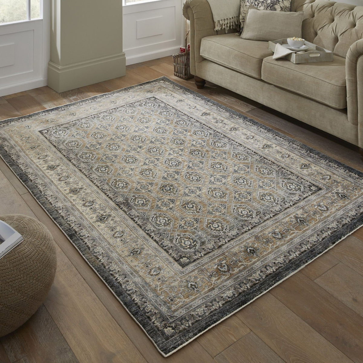 Legacy Allover Slate Beige Rug