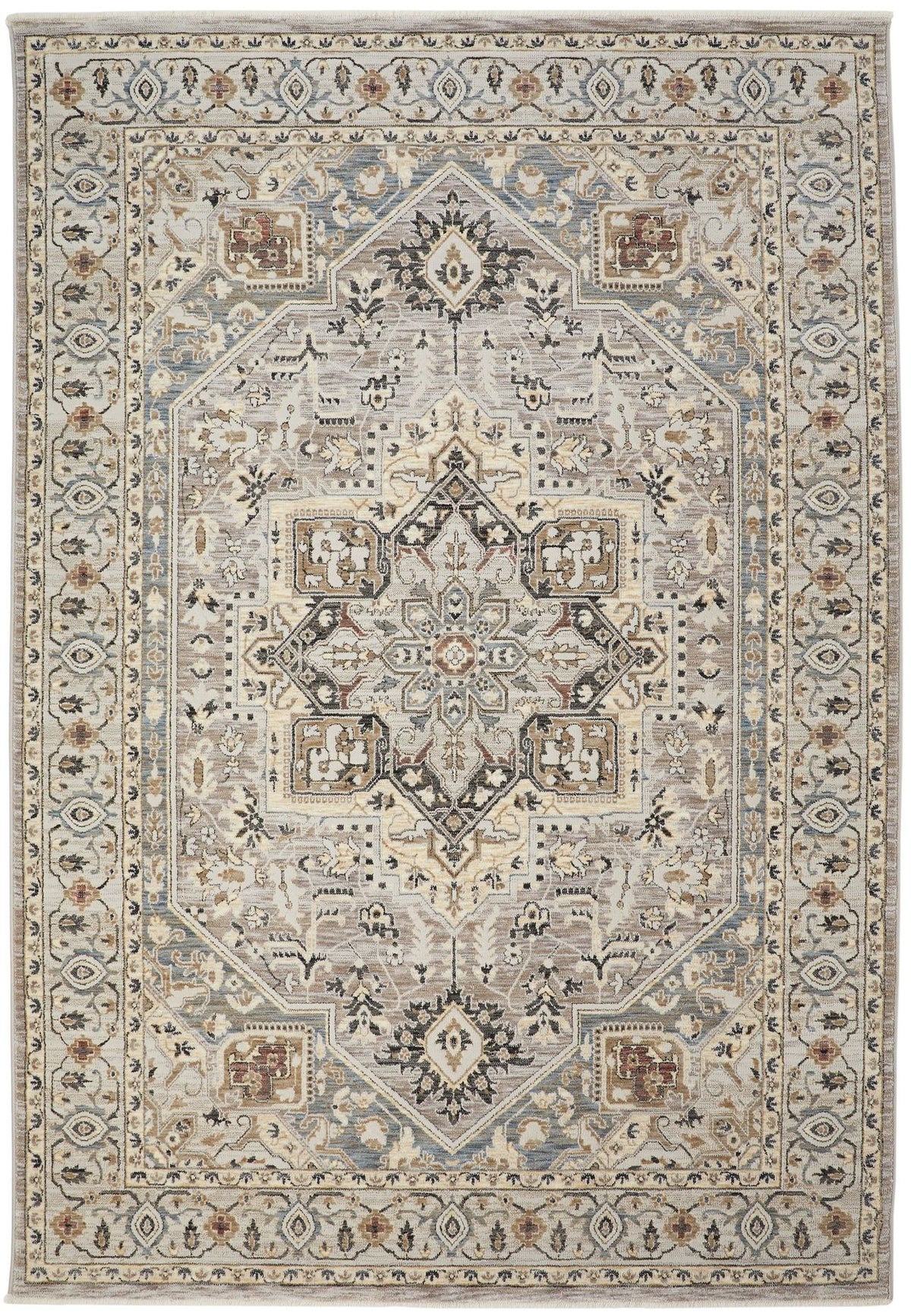 Legacy Medallion Grey Slate Rug