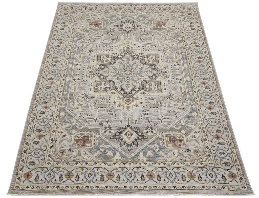 Legacy Medallion Grey Slate Rug