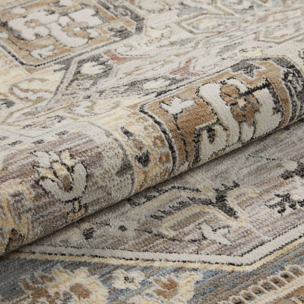 Legacy Medallion Grey Slate Rug