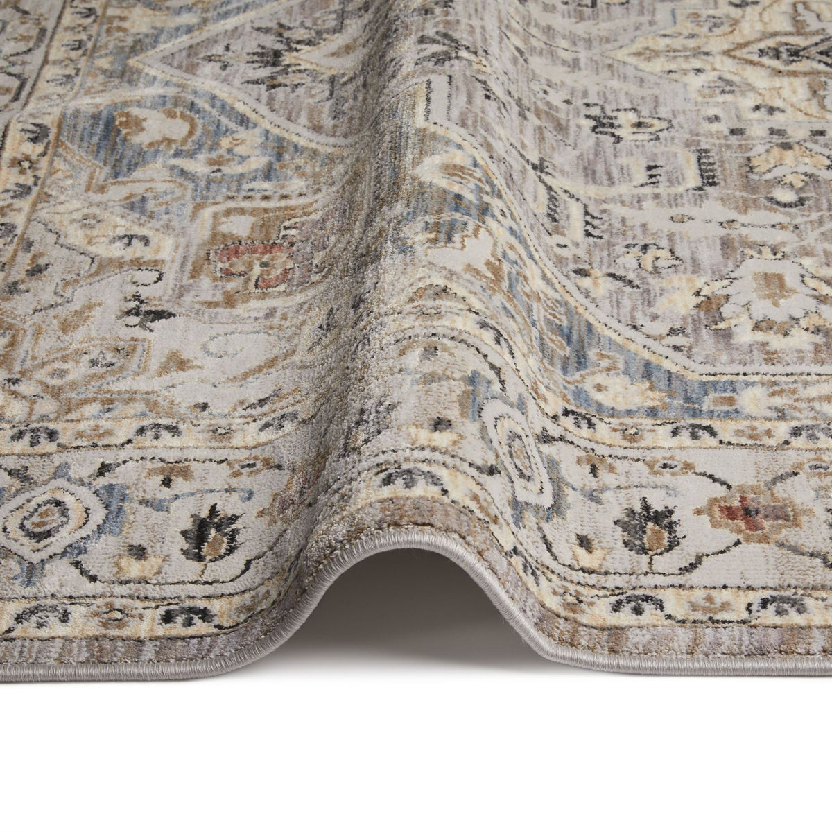Legacy Medallion Grey Slate Rug
