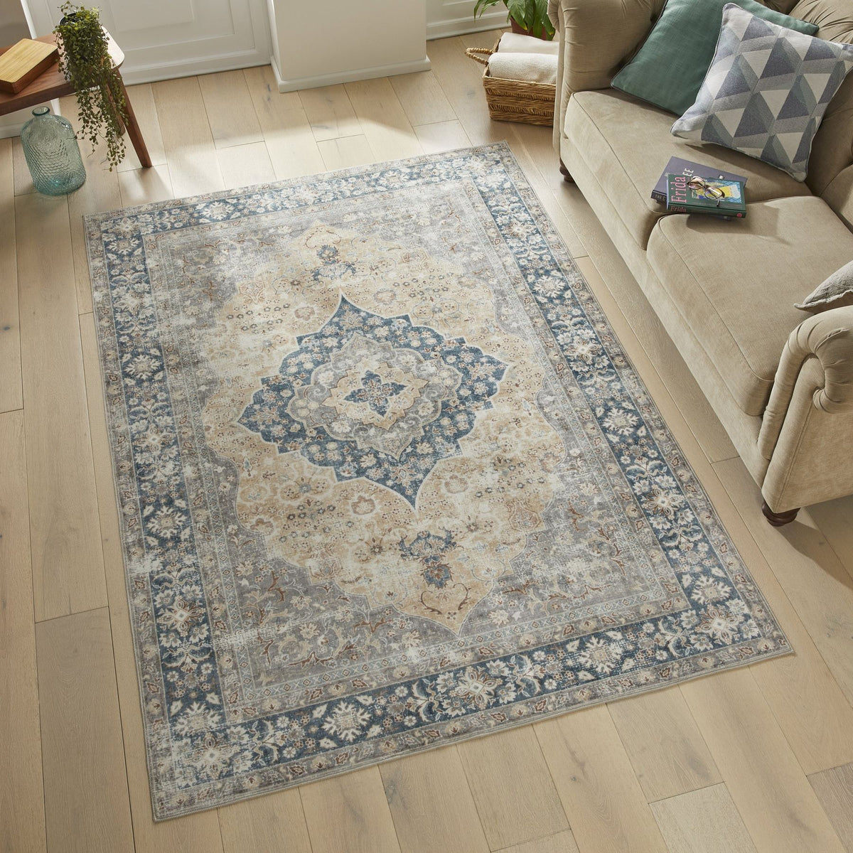 Liberty Washable Classic Gold Rug